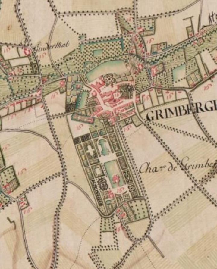 Auf Abenteuerreise durch das Jahr 1770: Entdecken Sie die Ferraris-Karte